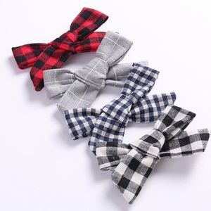 New Set of 4 Baby Toddler Girl Hair Bows